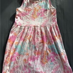 H&M Pink and Orange Tie-Dye Top